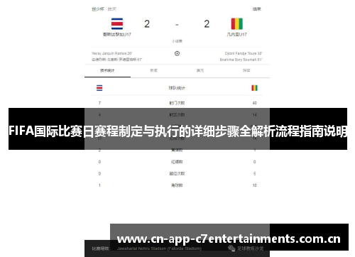 FIFA国际比赛日赛程制定与执行的详细步骤全解析流程指南说明